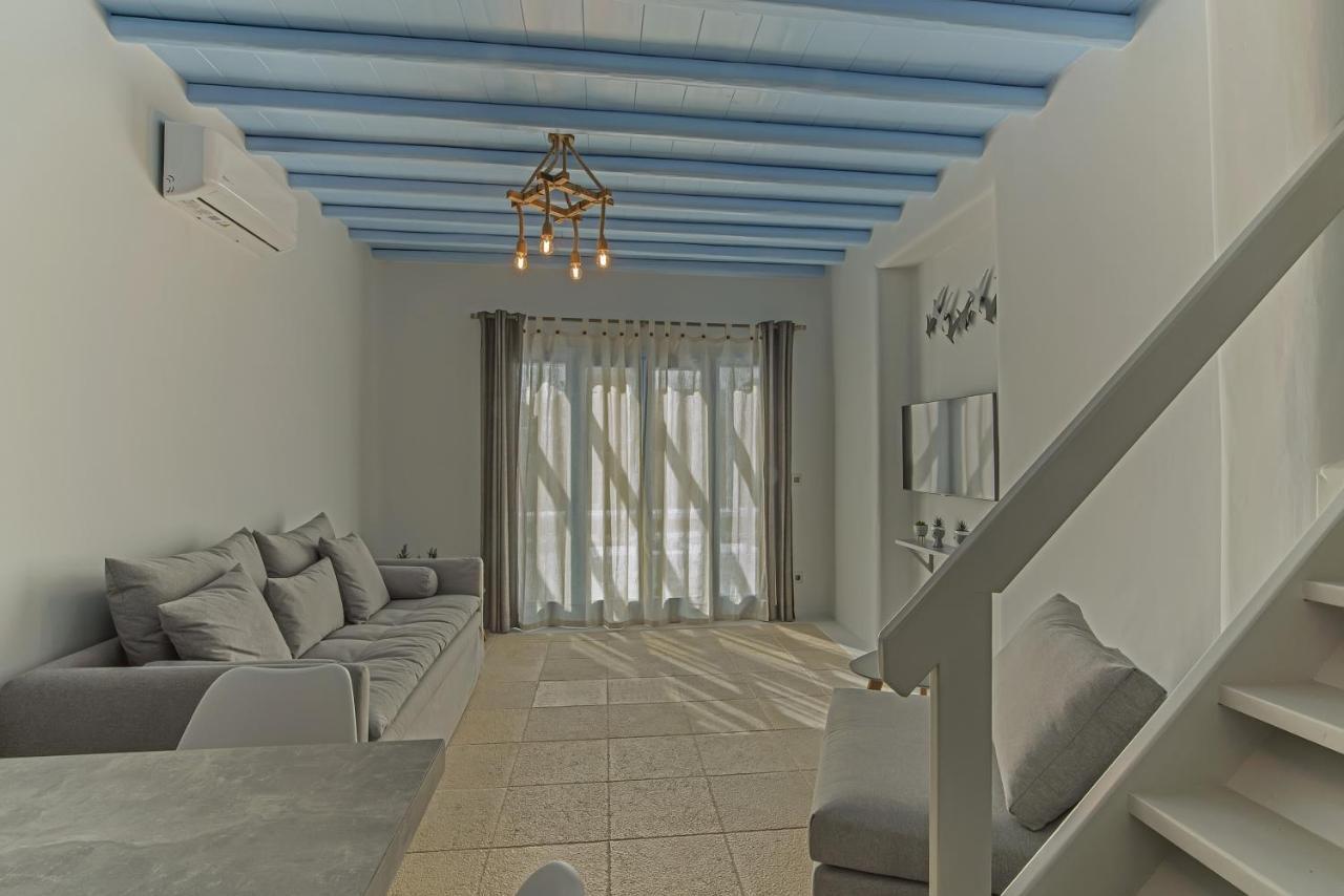오르노스 Mimosa Retreat Mykonos 아파트 외부 사진