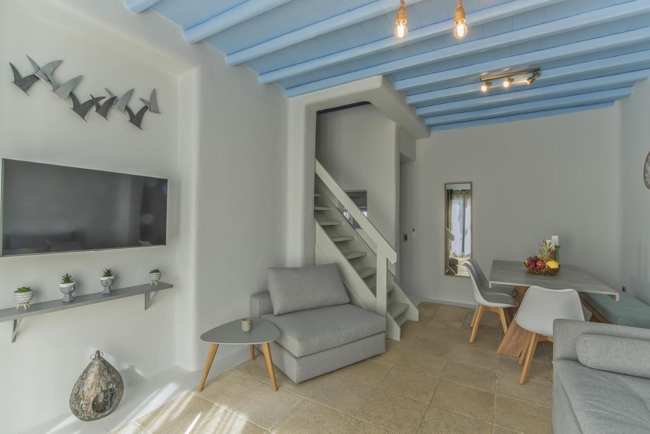 오르노스 Mimosa Retreat Mykonos 아파트 외부 사진
