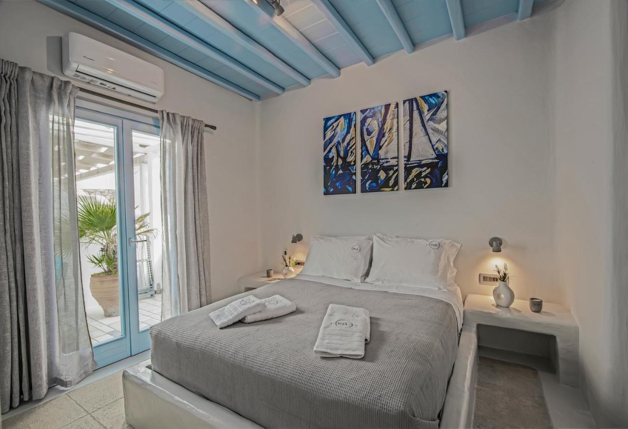 오르노스 Mimosa Retreat Mykonos 아파트 외부 사진