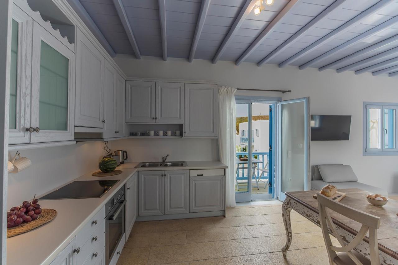 오르노스 Mimosa Retreat Mykonos 아파트 외부 사진