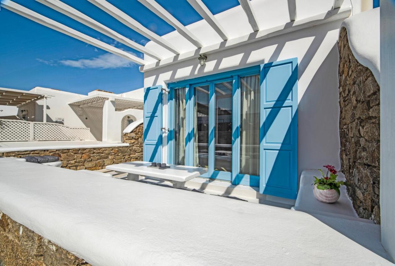 오르노스 Mimosa Retreat Mykonos 아파트 외부 사진