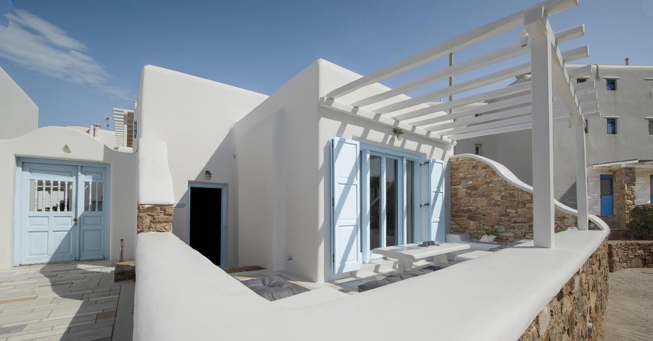 오르노스 Mimosa Retreat Mykonos 아파트 외부 사진